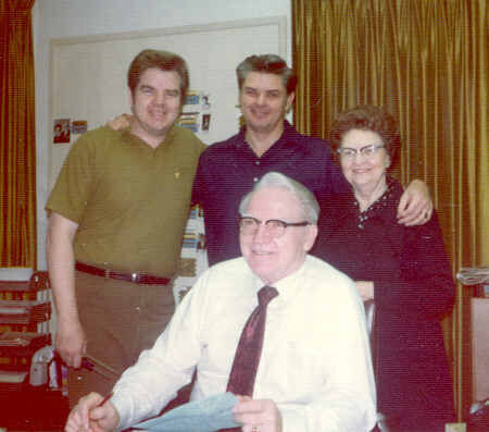 Mount Prospect, Ill.  December 1974.  President and Sister Welling with their two visiting sons
Dane A. Williams
19 Dec 2001