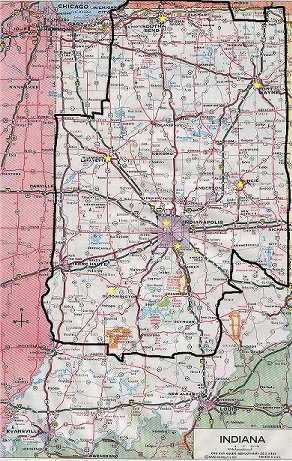 Indiana Indianapolis Mission | Mission Boundaries