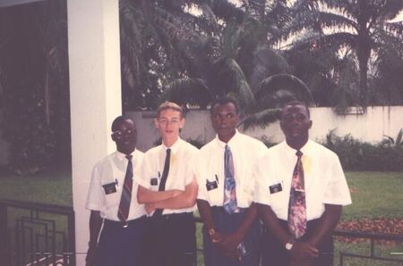 (From left to right)
Elder Louale, Elder Darney, Elder Valentein, Elder Konan
Korey Payne
22 Apr 2002