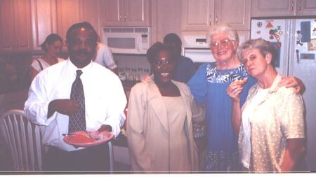 Sister Horman, Sister Toone and others in the kitchen
Korey Payne
29 Aug 2002