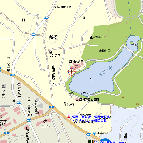 morioka tourist map