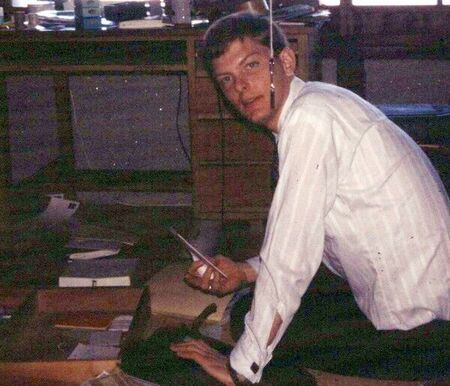 DL Elder John Sutherland (?) packs in preparation for transfer from Ise, Mie-ken, Japan, ca early 1977
R. Lee  Richan
16 Dec 2005