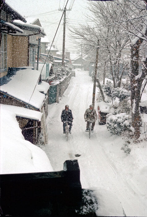 Ogaard and Russell doin' that fubuki bicycle thing near the Narayama Tatenokoshi house that was also used earlier as Akita's meetinghouse.
Todd Ogaard-Webmaster
06 Apr 2008