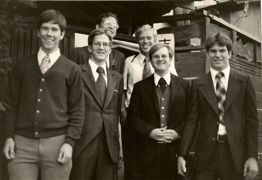 Koriyama MDM: Front Row Left to Right - Elder James Phillips, Elder Grant Salisbury, Elder John Scott, Elder Mark Borup. Back Row to Right - Elder Jeffrey Leavitt and Elder Brent Robertson
Mark A. Borup
26 Nov 2008