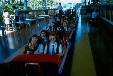 Mission office Elders excursion to Toshima Park.
Front row - Kirchhoefer & van der Leek, Second row - Nakajima choro, Third Row - Dyer & Nelson
David  van der Leek
20 Aug 2003