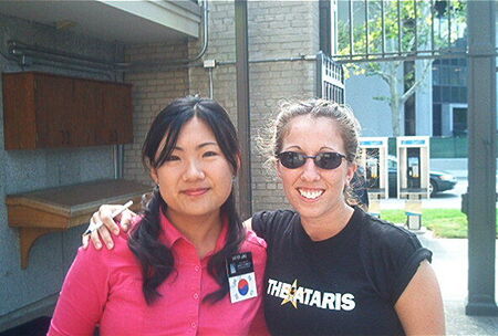 This is Sister Jung, serving on temple square.  I believe she's from the Masan Stake.
Leanna  Pink
23 Aug 2004