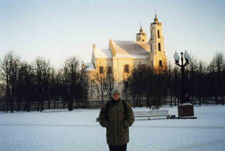 I think it was like -50 degrees on this day...Elder Fitzgerald's hands almost fell off trying to take this pic! Thanks Elder Fitzgerald!
Brian E. Sherman
10 Oct 2003