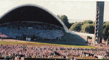 This was an amazing concert.  Picture taken July of 1996.  FYI - Estonia was dedicated in this general area.
Joseph B. Oliverson
27 Apr 2001