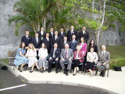 From Elder Furbank:

Recent Visit (Sep 2006) from President and Sister Gaya to Reunion. President Gaya in the middle sat next to Elder Parmley and his Wife, he is on the area presidency. Then there is Elder and Sister Burton on the end.
Joshua William Furbank
06 Nov 2006