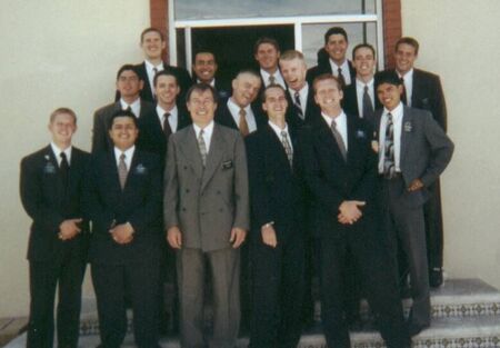 Here is a picture of everybody at the Zone Leader Council on Aug. 1st 2000
Andrew Clifford
17 Feb 2002