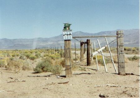 Grouch Lane.  This one was about 20 miles out in the desert behind Hurlong.  We actually taught someone out there.
Dan  Congram
29 Nov 2003