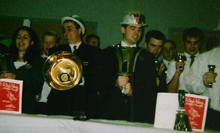 President Tate sure knew how to throw a party. We rang in the new year with the Las Vegas Bell Choir.
Joshua B. Anderson
31 May 2004