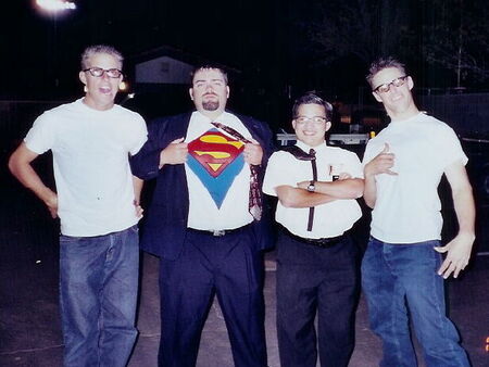 Halloween in Kingman, Arizona.  Superman, and the Weezers, Coolness dude.
Joseph Moroni Cheney
01 Nov 2004