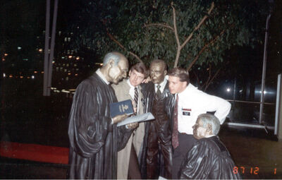 Elders Lucas, and Atkin in Downtown Trenton winter of 1987
Jerron  Atkin
16 May 2004