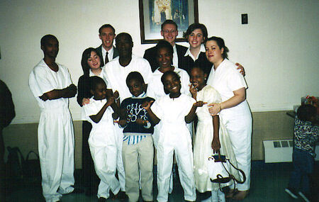 Elders Hamilton and Klein and Sisters Crocket and Haines at a convert baptism in Flatbush/Midwood Zone.
Dustin Kasey Klein
26 Jun 2002