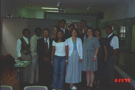 The Long Beach Branch after some growth in the dance hall they rent for meetings
Roscoe Bruce Caldwell Lee
12 Jun 2001