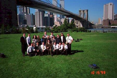 Midwood Zone Meeting on a warm day in down town Brooklyn under the Brooklyn Bridge.
Roscoe Bruce Caldwell Lee
12 Jun 2001