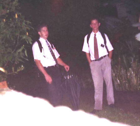 Elder Ganz and Me in Alcalde Diaz Outside the Francois Family.
James W. Quirós
18 Nov 2003