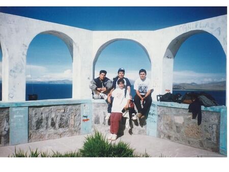 Elder Gonzales, Elder Vigo, Hna. Ramos y yo en un P'DAY en Pomata....
Yenyffer  Barreto Tuero de Guzmán
13 Jan 2004