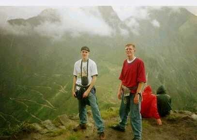 My brother Ben and I atop Huayna Picchu, February 8, 1997
Jonathan L. Plowman
15 Jun 2001