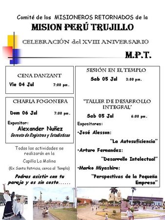 Invitación....
Piter M Santiago
25 Jun 2003