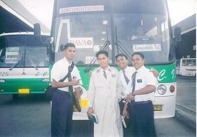 Elder Asuao, Elder Tamayo, Brother Dala, and Elder Tuaopepe
Kenmark  Asuao
22 Nov 2006