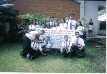 L-R: E. GONZALES, E. GIMARINO, E. DESTACAMENTO, E. QUINTOS, E. GUTIERREZ, SIS. CEREZO, SIS. PAGARAGAN, SIS. LABRADOR, E. TABIGUE, SIS. BRIONES, SIS. QUINONES, E. FINEZ, SIS. TABAYAY
Rutchel Minerva Puckett
19 Aug 2005