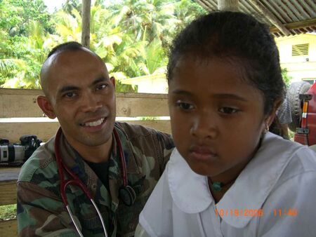 Examining a young Palauan during a Medical Civic Action Program (MEDCAP)
Christopher David Dadivas
26 Dec 2006