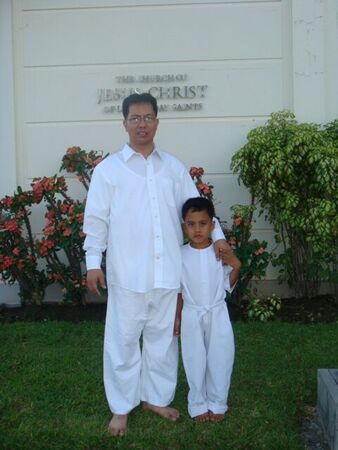 Just come home for the baptism of my son
RODOLFO, JR. ANDEN ESPINA
11 May 2008