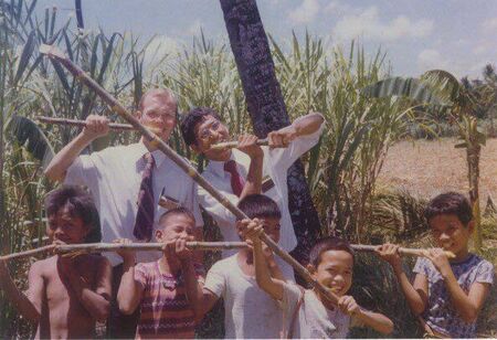 Elder George Koia & Elder Kirk Peterson enjoying the work of the gospel in 1977.
Kirk K. Peterson
07 Apr 2011