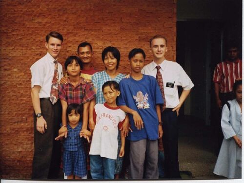 Cabalan family w/ Elder Kevin Robertson and I. Day of baptism 9/21/1997
Benjamin L West
02 Feb 2004