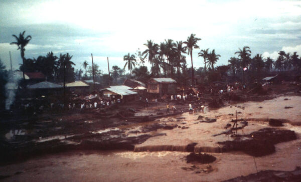 Here's a picture from the Ormoc Flood. The river of water you see in the picture was once a neighborhood of huts all washed away.
Taylor  Stockwell
22 Jun 2005