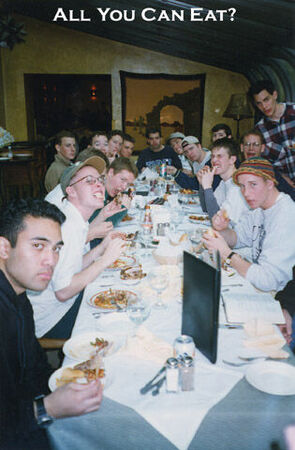 Shortly before we were asked to leave the 'all you can eat' restaurant.
Michael Edmund Hurren
25 Feb 2004