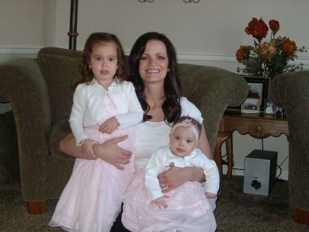 Nichole and the Girls (Maddie (3) and Brynlee (1yr) all done up.
Isaac James Hipple
03 May 2007