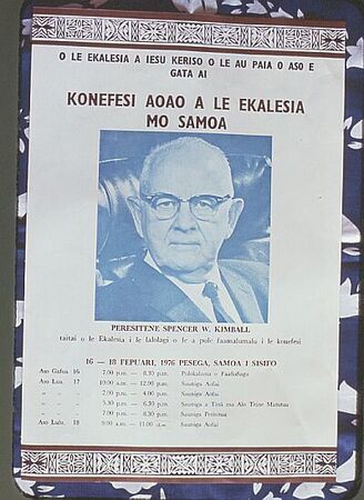 Poster Announcing General Conference with President Kimball
Kendel  Klein
12 Dec 2001