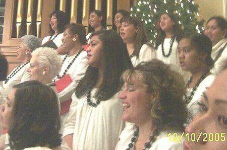 Concert at the St.George Tabernacle.  Photo2
Bernice Kolone Maui'a-Purcell
13 Dec 2005