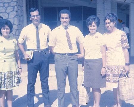 Elders and Sisters after a meeting.  Do you know any of them?
Taylor and Sister Mataniu  Fonoimoana
15 Aug 2008