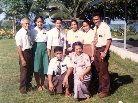 Elder Fonoimoana, Sister To'atelegese, Elder Manutulila, Sisters Tuala, Saseve, Elder Vaivai, Elder Toa and Siste Fonoimoana
Taylor and Sister Mataniu  Fonoimoana
08 Mar 2009