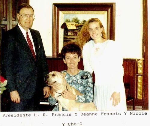 President H. Francis, Nicole, and Deanne (spelling?) Francis
Adam M. Hiatt
20 Oct 2002