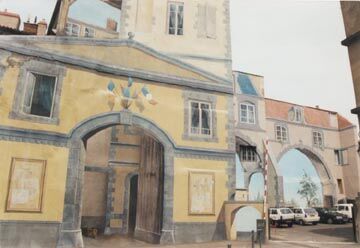 mural on a wall behind the cathedral in clermont ferrand
Timothy  Chadwick
01 Dec 2003