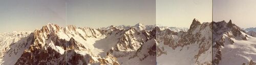 View atop Aguille du Midi, Chamonix, December 1982.
Lane B. Glasgow
26 Aug 2005