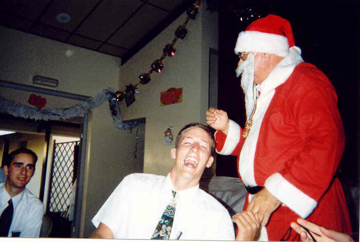 President Anderson as Santa.
Christmas 1999
David Andrew Uwazny
04 Nov 2002