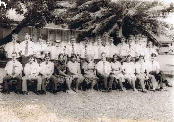 Left to Right: Back: Rosser, Young, Kacher, Shirley, Parry, Leishman, Church,Grant,Garner,Hendricks,Winters,Reed,Pang
Front: Reynolds,Gohier,Gottscheck, Sr Tihopu,Taamino,Sr Childers,Pr Childers, Sr Tekurio, Sr Goebell, Max Manoukian,Mouritsen
Doug  Rosser
19 Dec 2006