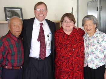 Brother & Sister Ho in San Francisco 24 Nov 2003, with George & Mary Nielsen (Ning)
George O. Nielsen
11 Sep 2004