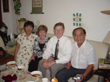 Terry and Lynne Buckner visiting the Chou Family in San Chung 33 years after baptism
Terry H Buckner
20 Nov 2006