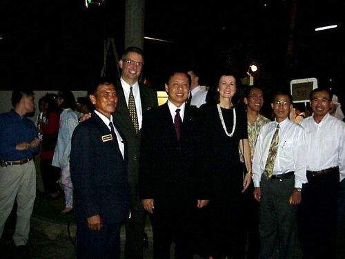 Road to Bethlehem, Christmas Activity. Dec 2000. Brought Christains of other faith to join activity with LDS. in this picture Bangkok Governor, Mission President, Stake President and Bishop of Bangkok area got togeter for picture.
Noppadon  Wongsuwan
04 Sep 2002