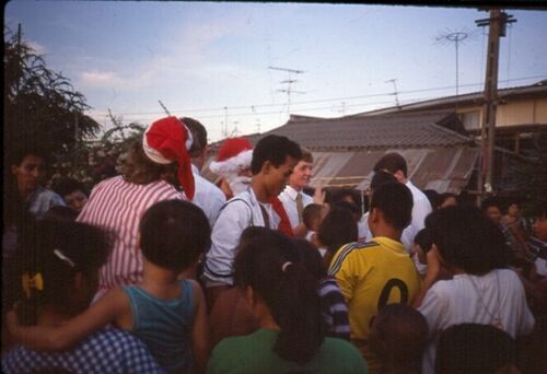 Santa is overwhelmed.  Damie on far left, Sanau center.
Robert B Skankey
06 Jan 2016