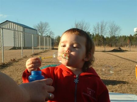 She is learning how to blow bubbles now..
Harold Matthew Linder
18 Feb 2003