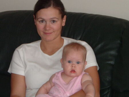 This is Betsy and Grace Fletcher.  Yes, I worked hard as a missionary. :)
Brandon James Fletcher
21 Jun 2004