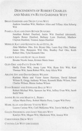 Program from Presidents Witt Memorial.  Page 4
Cami  Baker
06 Oct 2004